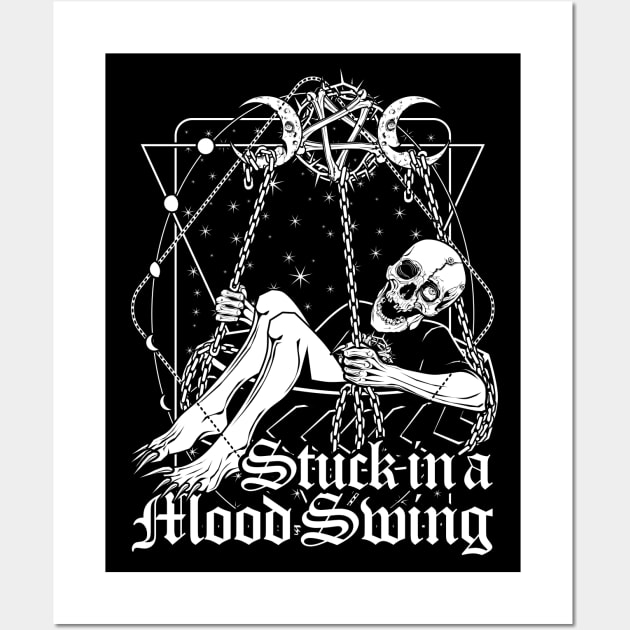 Stuck in a Mood Swing Wall Art by Von Kowen